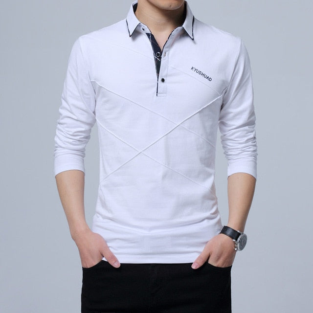 5XL Polo Shirt Collar Men Plus Size 3XL 4XL Autumn Button Brand Men Po – Laugh Rabbit 5XL Polo Shirt Collar Men Plus Size 3XL 4XL Autumn Button Brand Men Po – Laugh Rabbit